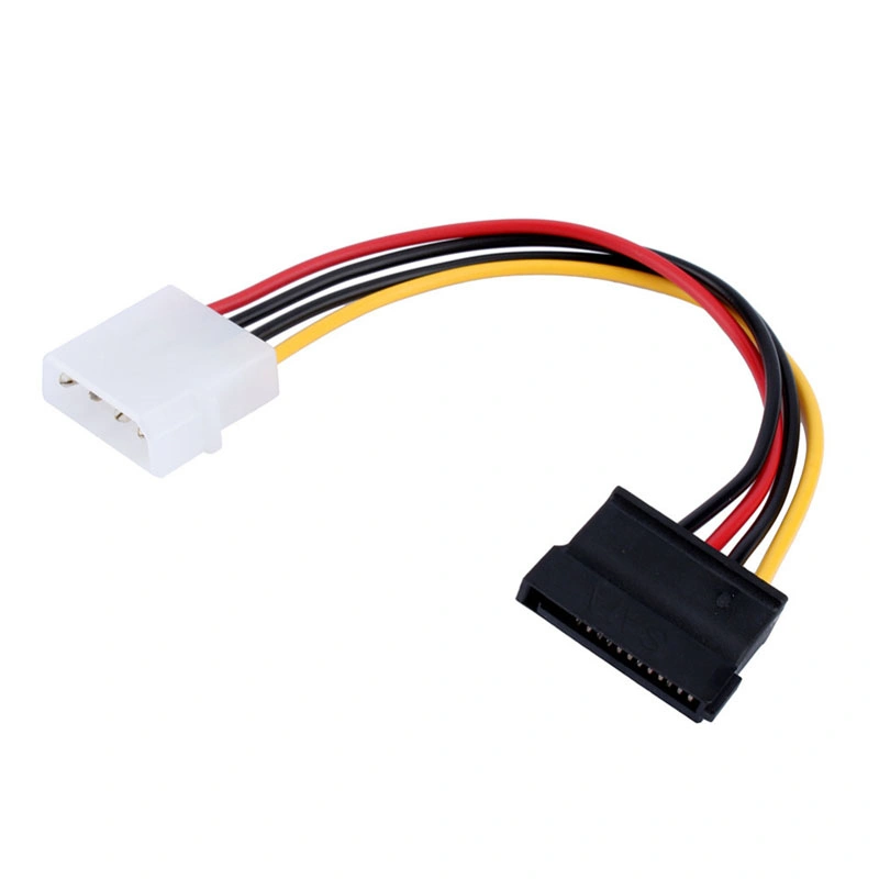 IDE 4p Male to SATA 15p Female Adapter Cable Computer SATA Power Cable for Hard Disk