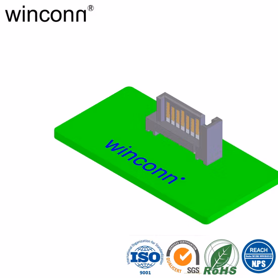 Conector SATA 7p tipo DIP vertical B